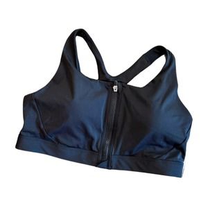 Women's *New!* Black zip-front sports bra by Athleta